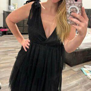Black Tiered Dress